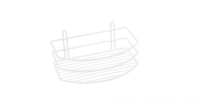 Полка овальная одноэтажная белая Fixsen FX-720W-1 400_400_2897162